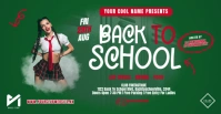 Back To School Facebook Event Cover template