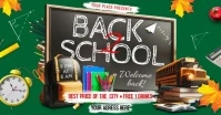 Back To School Facebook Shared Image template