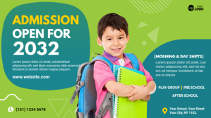 Back To School Twitter Post template