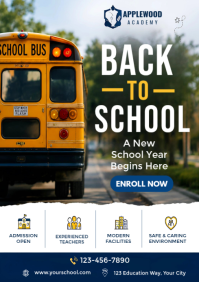 Bianco Back to School A4 Template