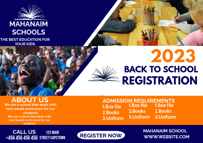 back to school flyer template (1) A3