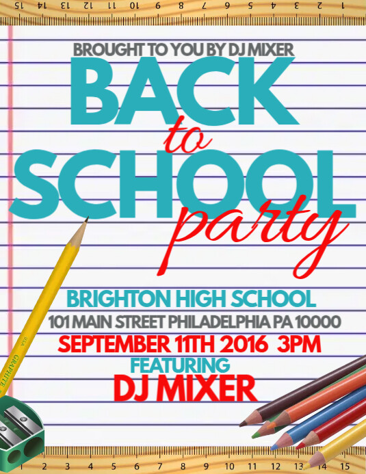 Back To School Template Back To School Template