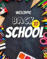 Back to school instagram post template