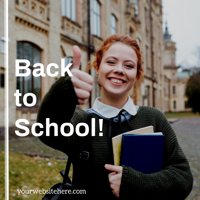 Back to School Instagram Template PosterMyWall
