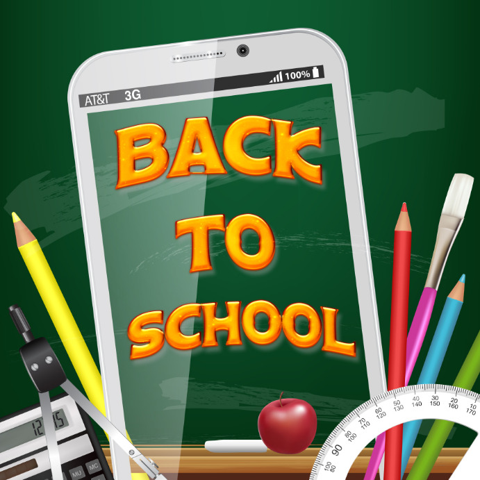 BACK TO SCHOOL LOGO Instagram Post template