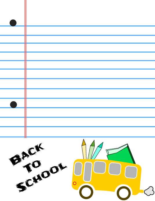 Back To School Paper Template PosterMyWall