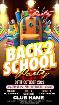 back to school party Instagram story Indaba yaku-Instagram template