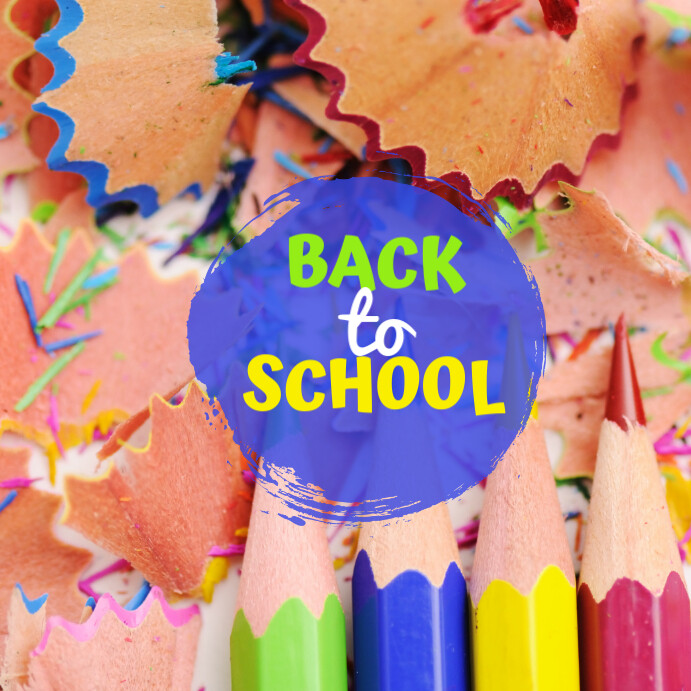 Back to School Post Template PosterMyWall