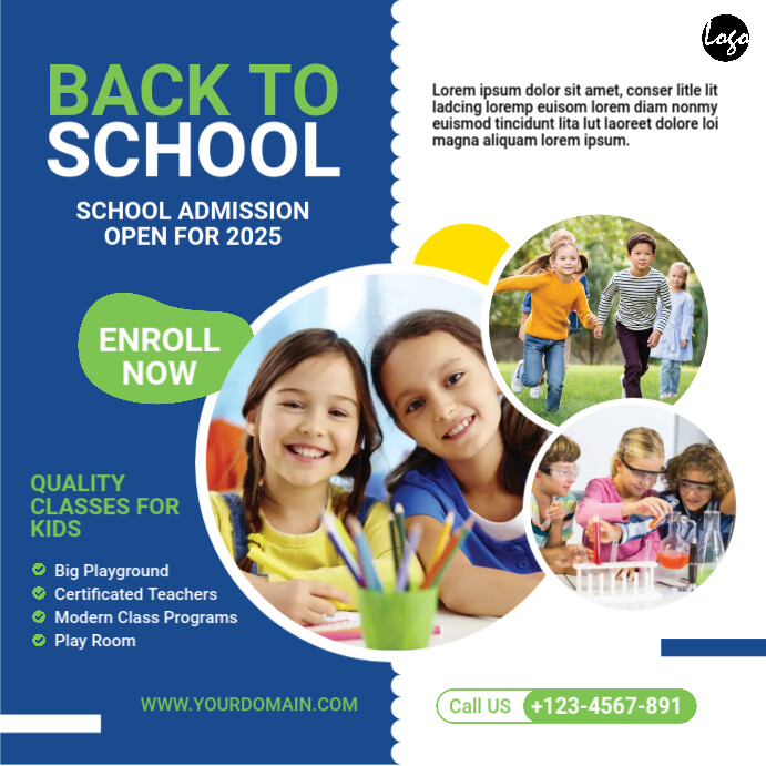Back to School Post Template PosterMyWall
