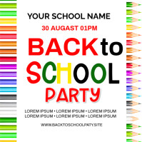 Back To School Post Instagram Post template
