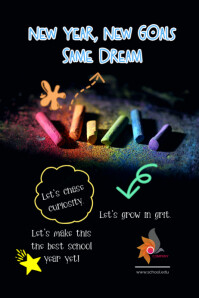 back to school poster template
