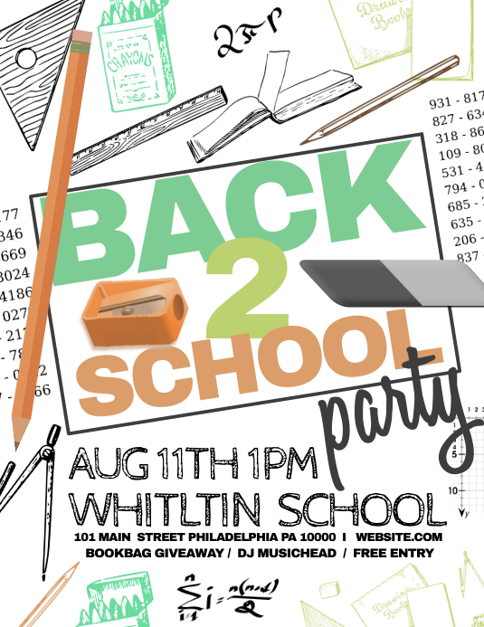 Copy of Back to school | PosterMyWall