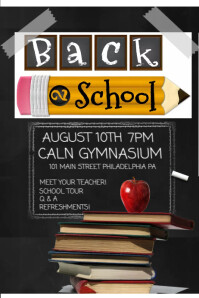 5 580 Back To School Night Customizable Design Templates