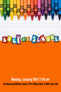 back to school poster template c9a4f6afd82b8700b9110025051a0610