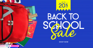 Back To School Sale Ad Gambar Bersama Facebook template