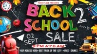 Back To School Sale Digital Display (16:9) template