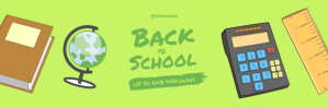 Back to School Sale - Email Header Intestazione e-mail template