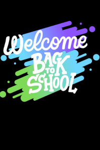 back to school  school flyer  school poster template