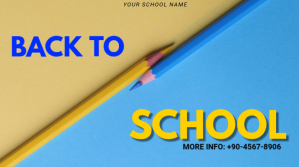 Back to school Template Præsentation (16:9)