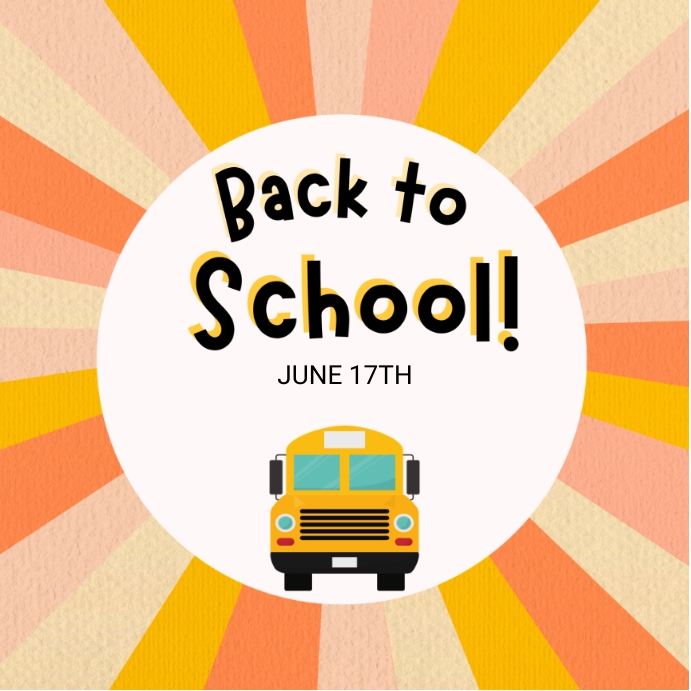 Copy of Back To School Template | PosterMyWall