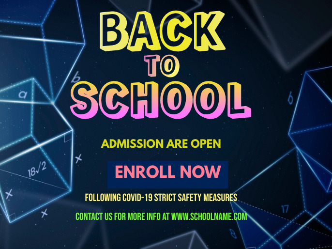Copy of back to school template | PosterMyWall