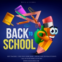 BACK TO SCHOOL Template PosterMyWall back-to-school-template-postermywall