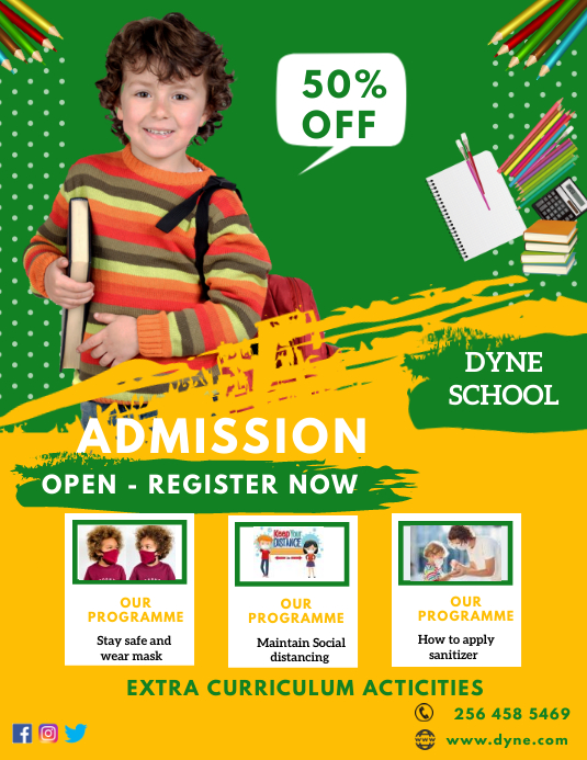Back to school Template Flyer | PosterMyWall