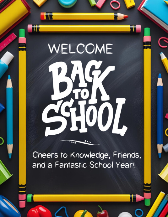 Back to school template.2025 Folheto (US Letter)