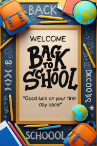 Back to school template.2025 Poster