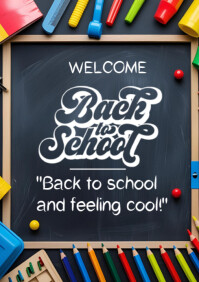 Back to school template.2025 A4