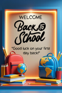 Back to school template.2025 Poster