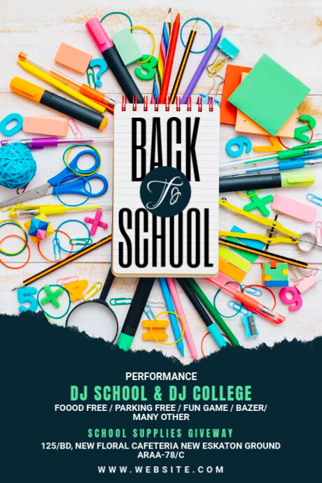 Back To School Tumblr Graphic Template | PosterMyWall