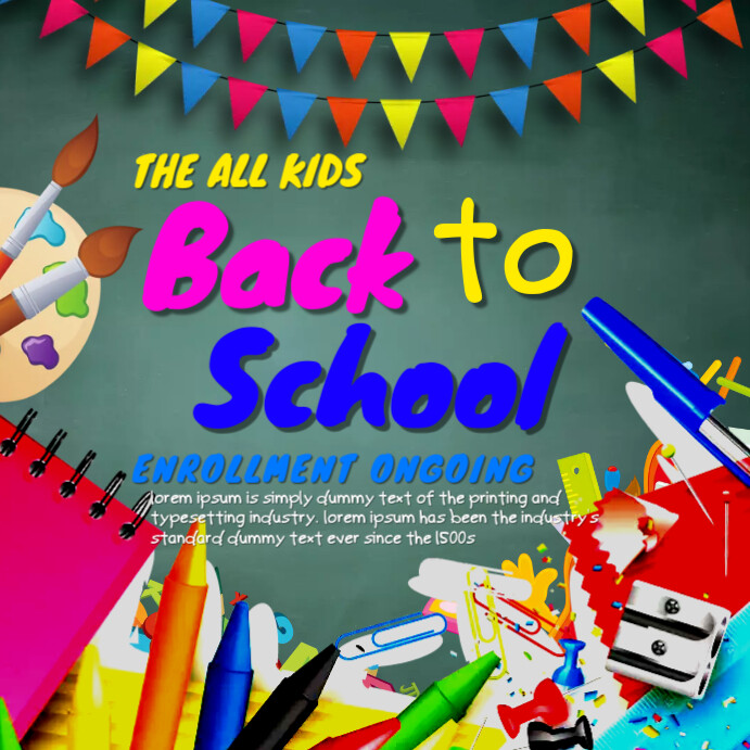 Copy of BACK TO SCHOOL.C | PosterMyWall