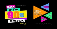 Back to the 90's 90s party oldschool header 9 template