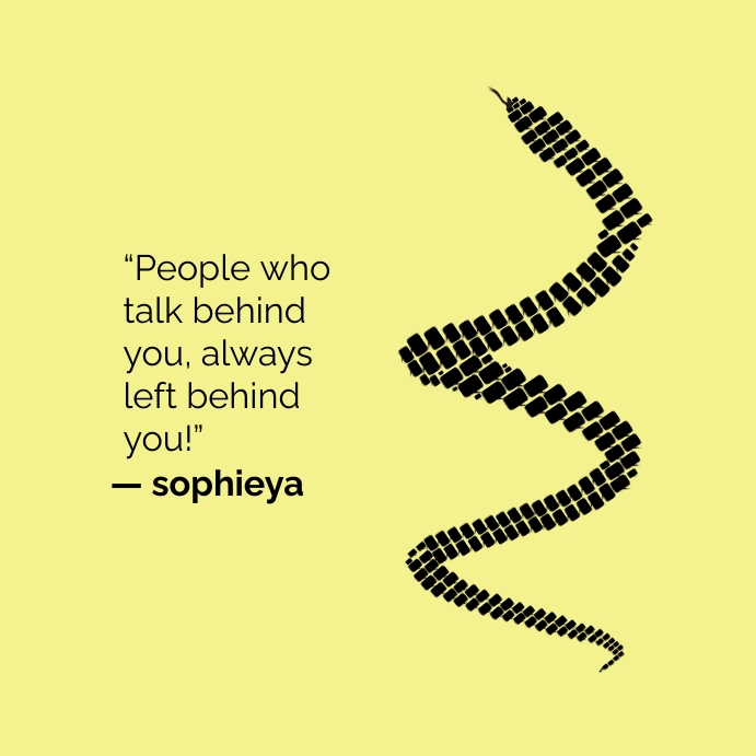 Backbiting Quote Template | PosterMyWall