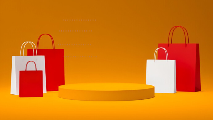 BACKGROUND WITH GIFT BACK YouTube Channel Cover Photo template