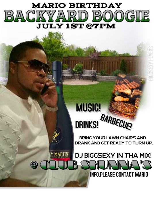 Backyard Boogie Flyer Template Postermywall