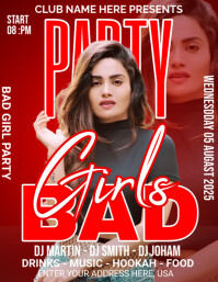 Bad Girls Flyer (us Letter) template
