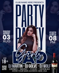 Bad Girls Party Instagram Portrait template