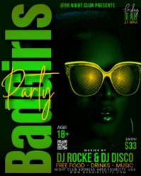 Bad Girls Party Instagram Portrait template