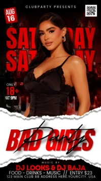 Bad Girls Party Instagram 快拍 template