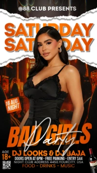 Bad Girls Party Instagram Story template