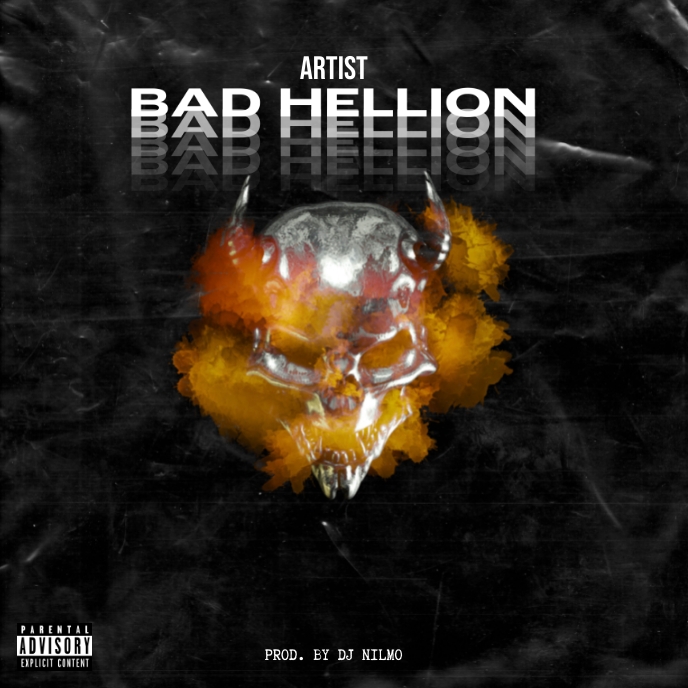 Bad Hellion Album Cover template