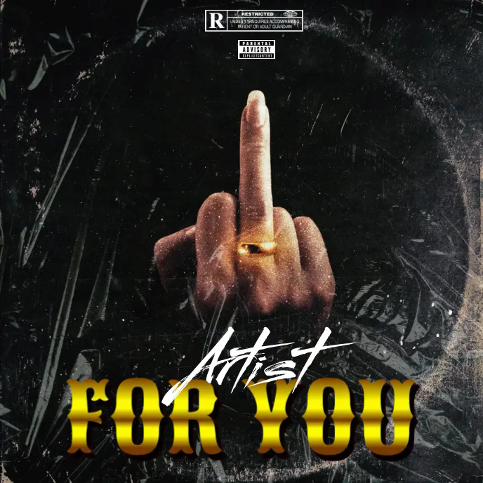 bad love Album Cover music trap mixtape rap ( Portada de Álbum template