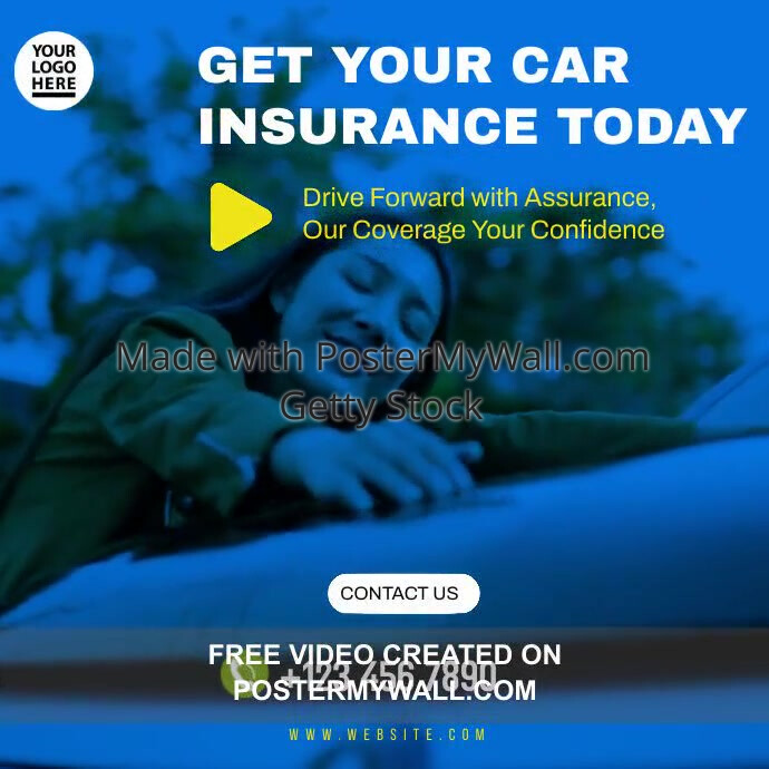 auto insurance Ad | PosterMyWall