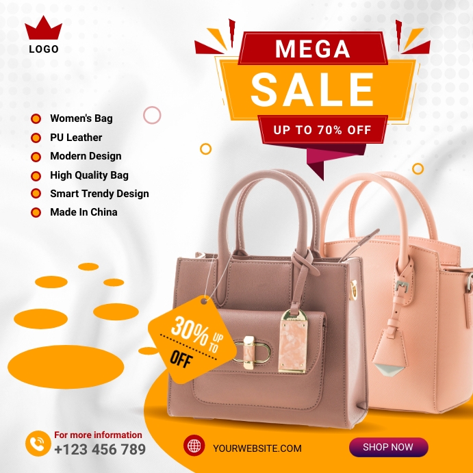Bag Sale Template PosterMyWall
