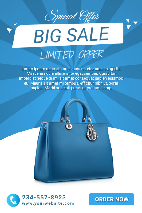 bag1 Poster template