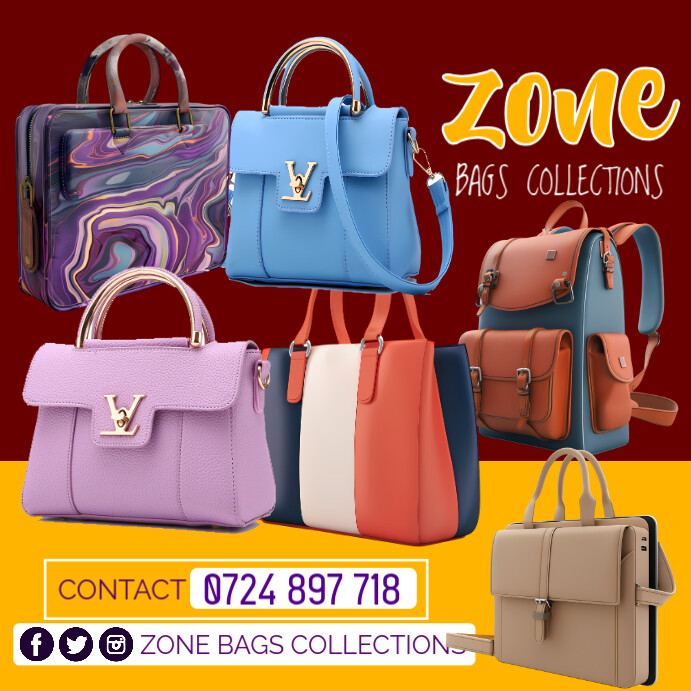 BAGS COLLECTION Instagram Post template