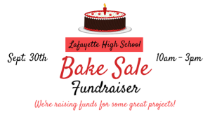 Wit School Bake Sale Fundraiser Digitalt display Template