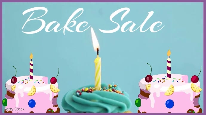 Bake Sale Cover na Larawan ng YouTube Channel template